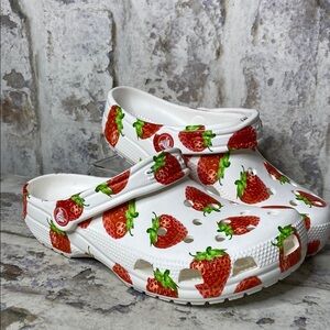 CROCS Classic Fresh Fruits Strawberry Clogs